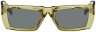 Prada Eyewear Green Runway Sunglasses