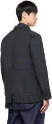 Engineered Garments Black & Blue NB Jacket