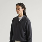 END. Men's Recruit Henley in Cinder Black