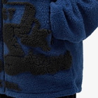 Y/Project Women's Paris' Best Jacquard Fleece Jacket in Navy
