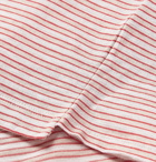 Saint Laurent - Striped Cotton T-Shirt - Men - Red