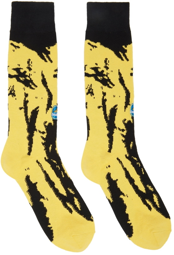 Photo: Doublet Yellow & Black Banana Socks