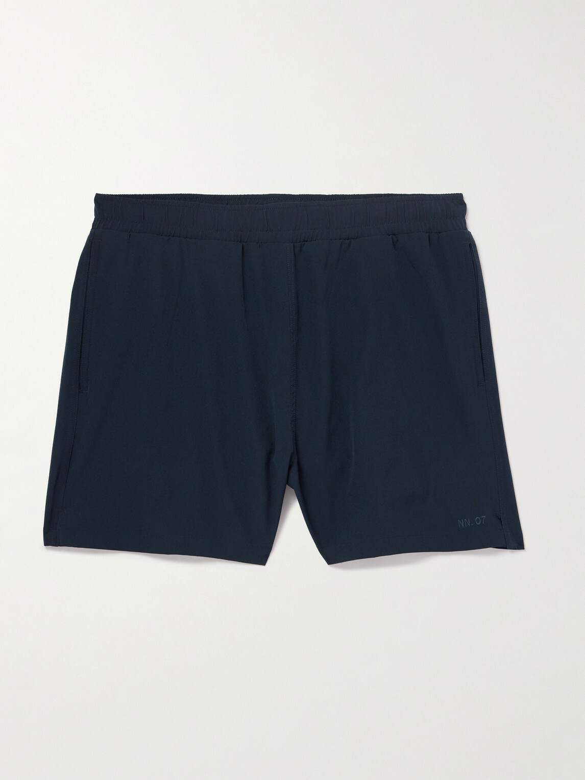NN07 - Holiday 10039 Straight-Leg Short-Length Recycled-Shell Swim Shorts - Blue