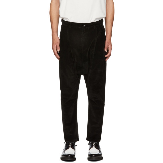 Photo: D by D Black Dropped Inseam Trousers