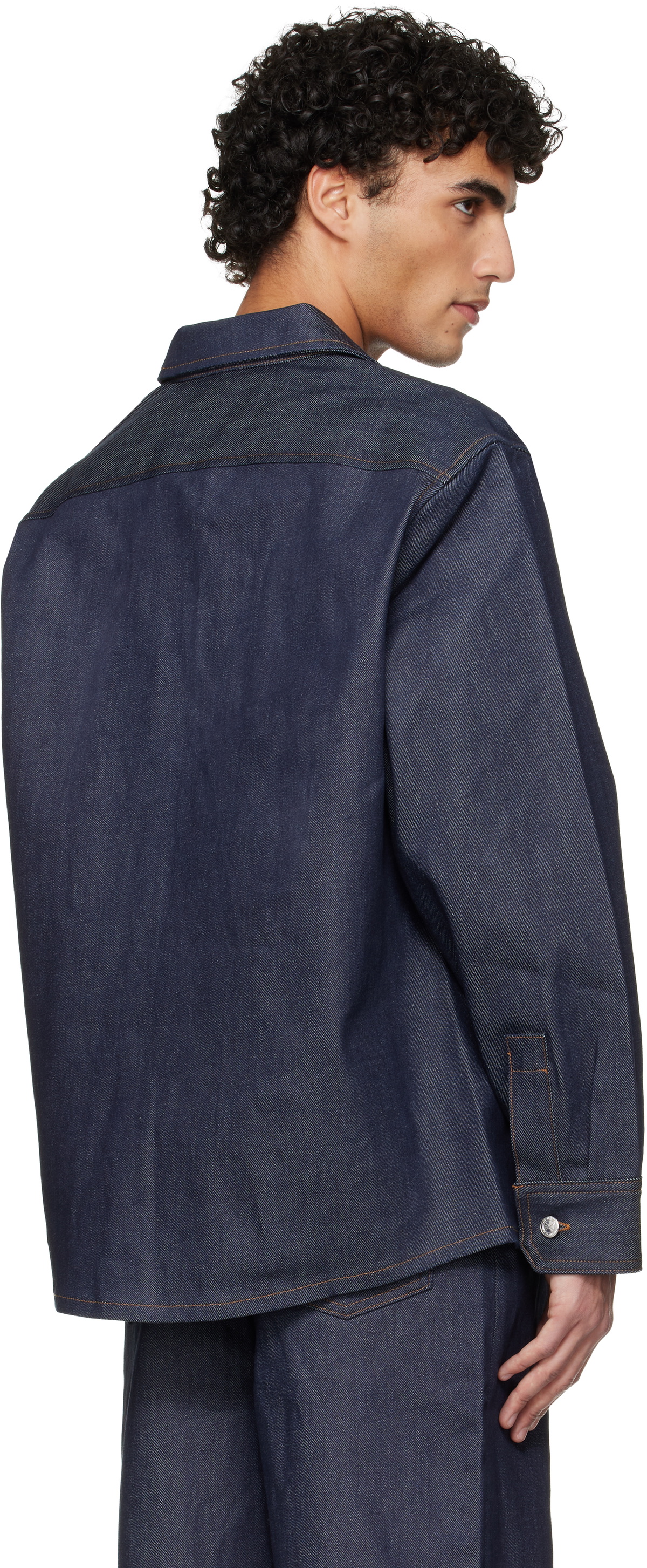 A.P.C. Navy Japanese Denim Jacket