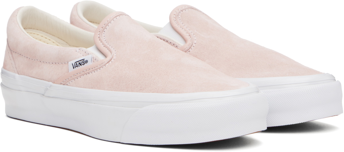 Vans Classic Slip-On Pink White Unisex Sneakers Classic Slip-On Checkerboard Shoe in Misty Mauve Pink | Vans main image 2