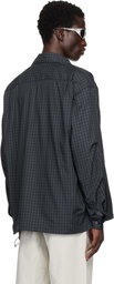 DAIWA PIER39 Gray Tech Sports Plaid Shirt