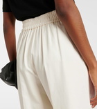 Joseph Thurlow silk and cotton wide-leg pants