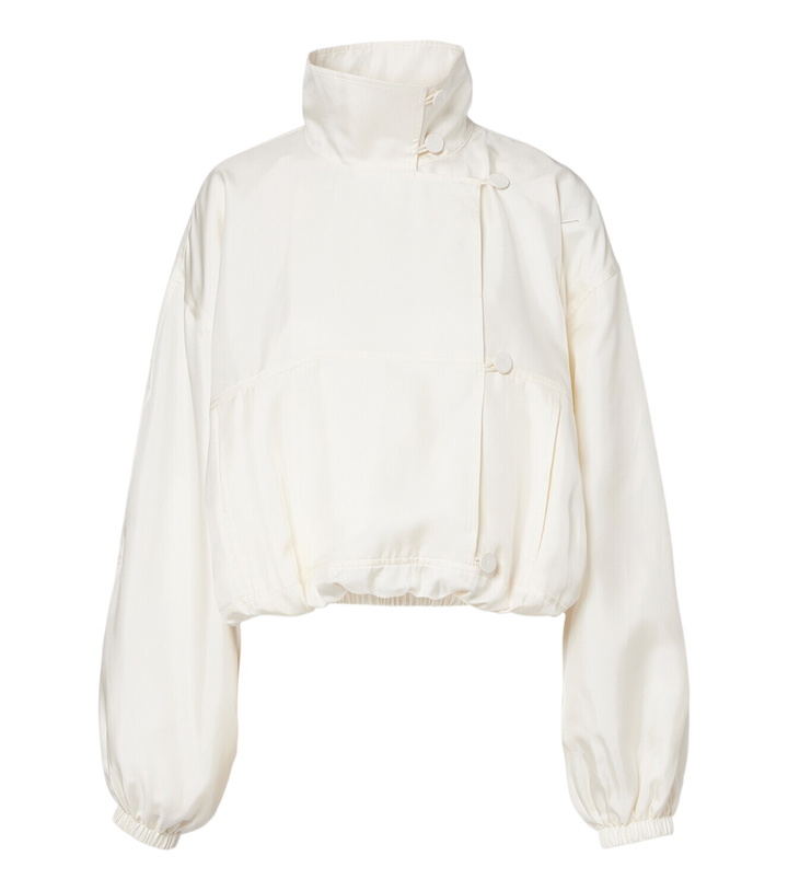 Photo: Róhe Silk blouson jacket