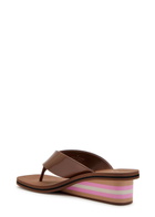 Chloe Swimming Cool 45 Patent Leather Wedges Brown