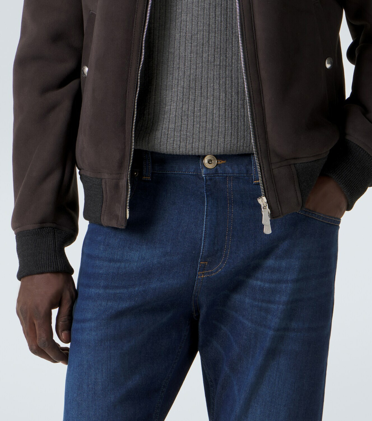 Eleventy Mid-rise slim jeans
