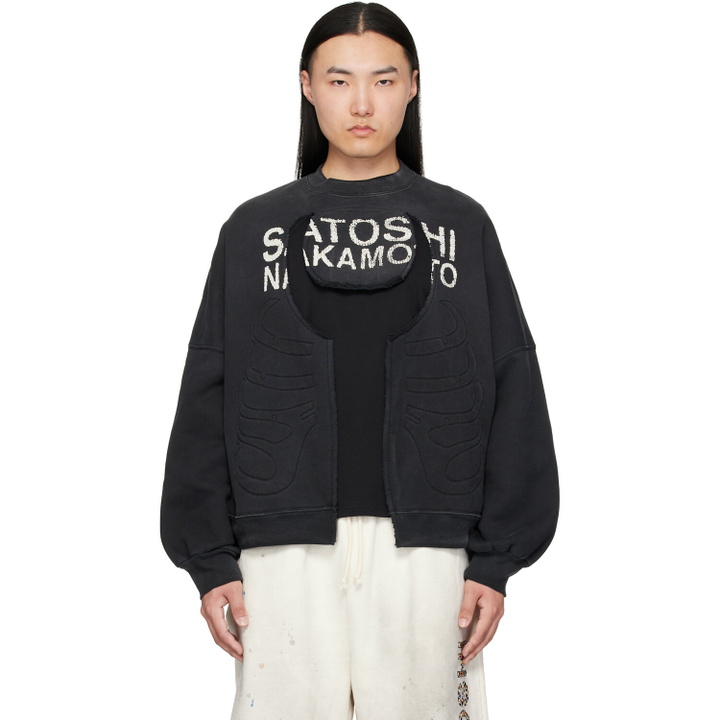 Photo: Satoshi Nakamoto Black Bone Crewneck Sweatshirt