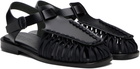 HEREU Black Alaro Sandals