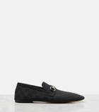 Gucci Horsebit GG Canvas loafers