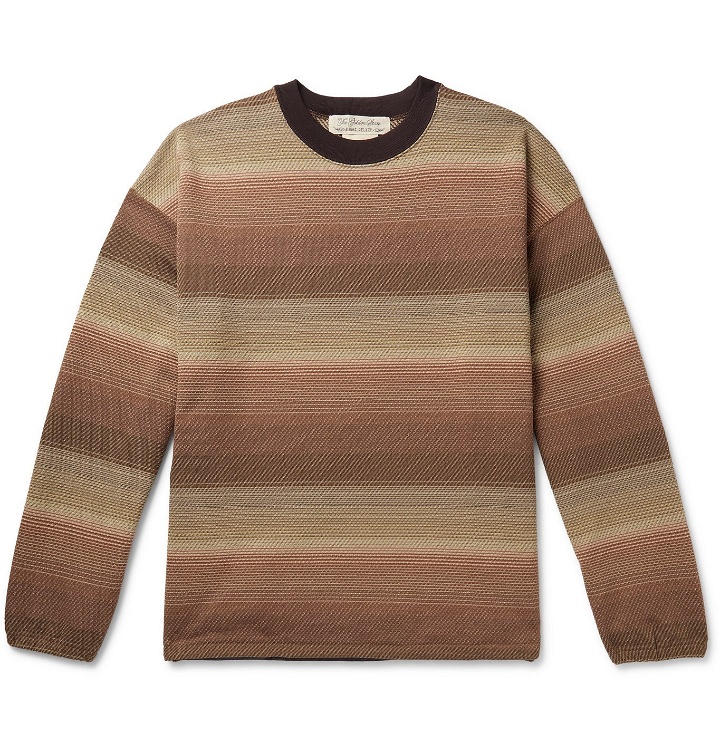 Photo: Remi Relief - Striped Woven Sweater - Neutrals