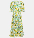 Diane von Furstenberg Jemma floral crêpe midi dress