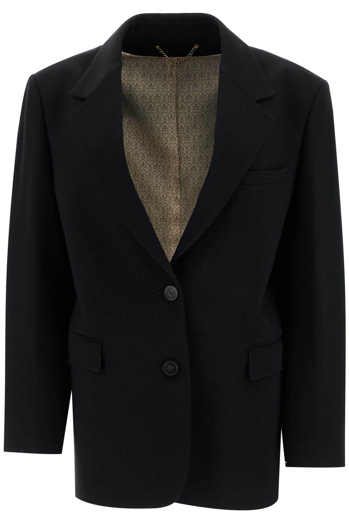 GOLDEN GOOSE single-breasted crepe bl Blue