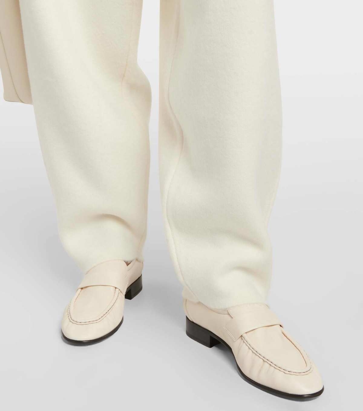 The Row Soft leather loafers The Row