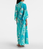 Pucci Orchidee silk kaftan