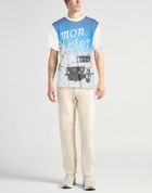 Moncler Mens T-shirt Light in Blue