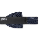 HUGO BOSS - Pre-Tied Silk-Jacquard Bow Tie - Blue