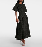 Simkhai Rosalie jacquard midi dress