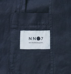 NN07 - Harvey Unstructured Lyocell, Linen and Cotton-Blend Blazer - Blue
