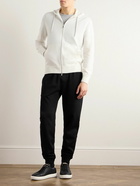 Brunello Cucinelli - Ribbed Cashmere Zip-Up Hoodie - Neutrals