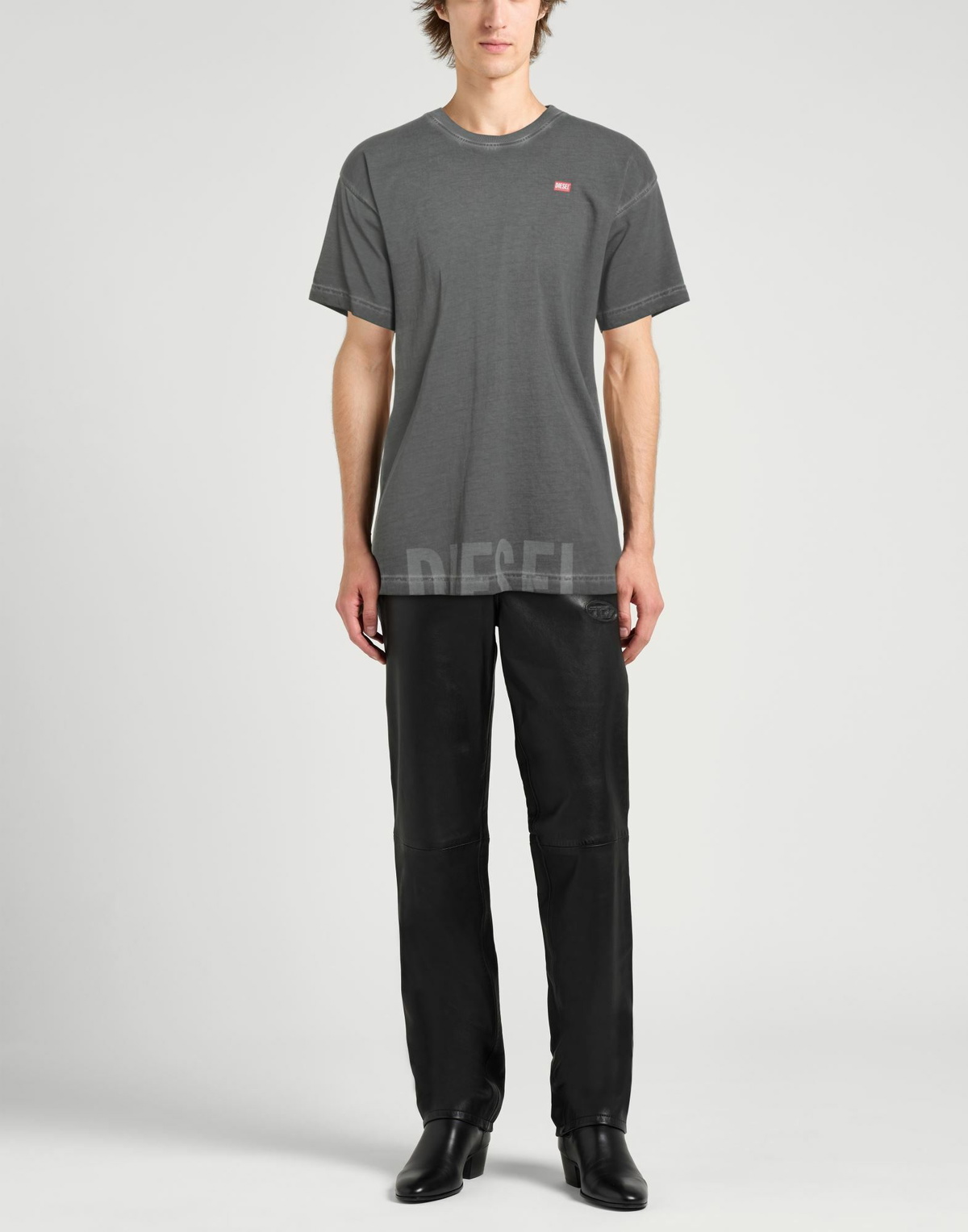 Diesel Mens T-shirt in Grey