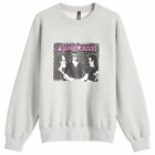 No Problemo Men's Subway Crew Sweatshirt in Grey Marl