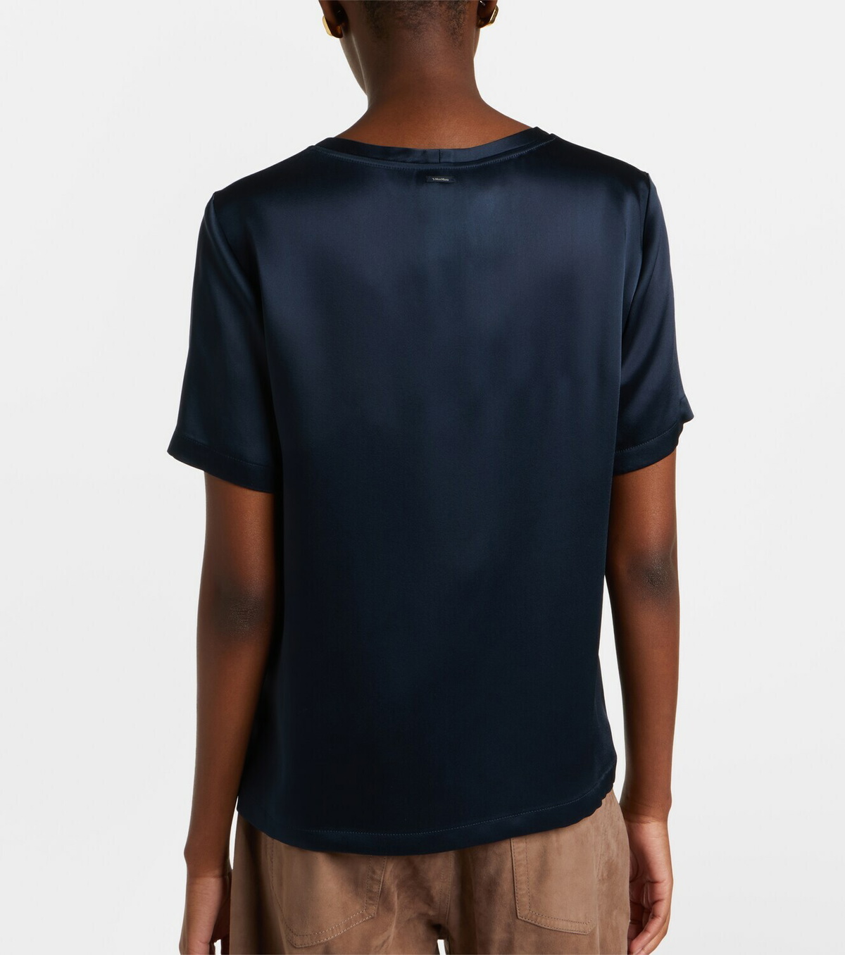 'S Max Mara Satin T-shirt