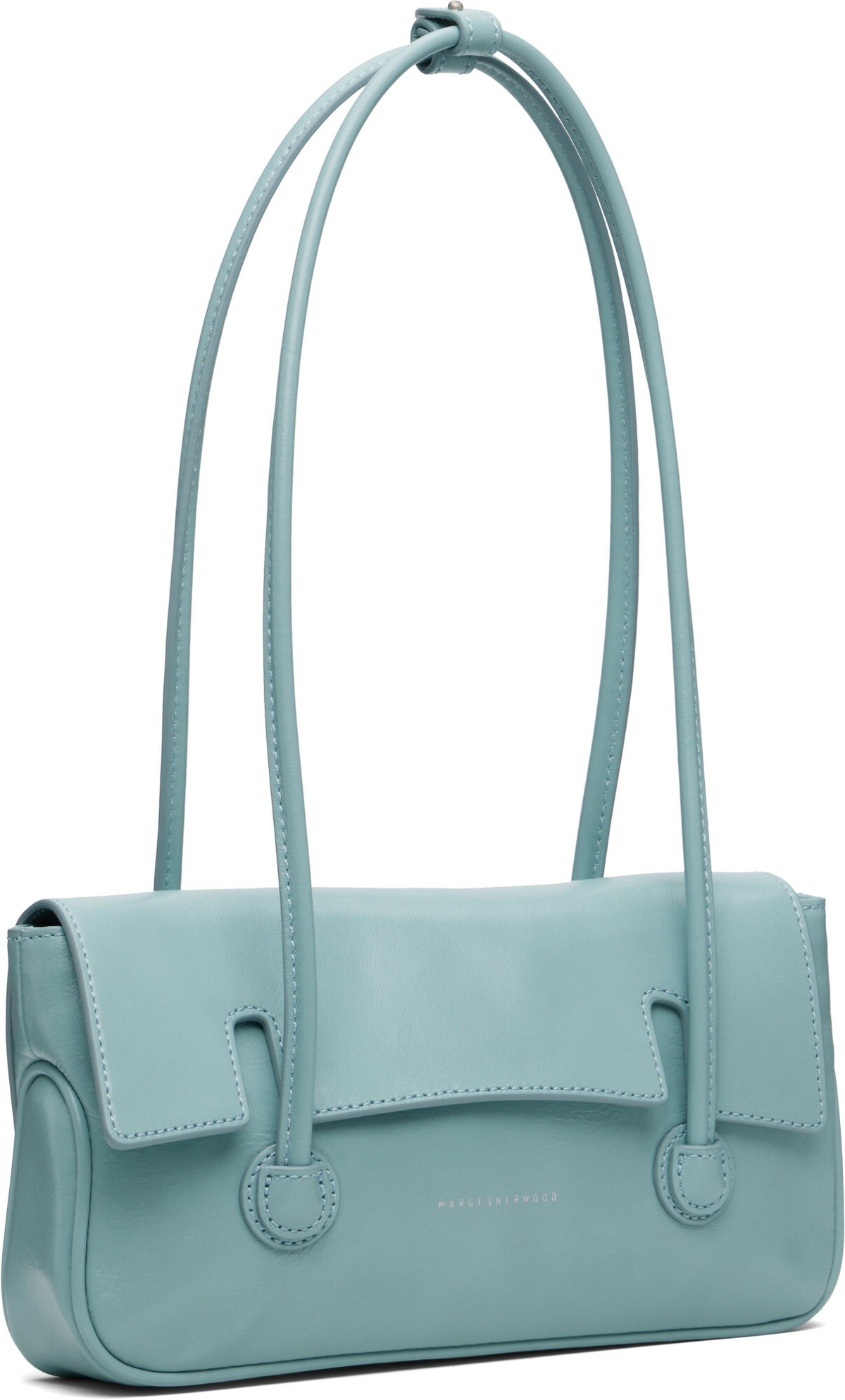 MARGESHERWOOD Blue Flap Small Bag