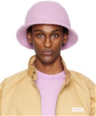 Marni SSENSE Exclusive Pink Furry Bucket Hat