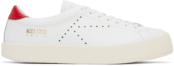 Photo: Kenzo White Kenzo Paris Kenzoswing Sneakers