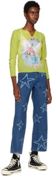Brain Dead Green Gaspar Doll Long Sleeve T-Shirt
