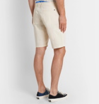 NN07 - Crown Slim-Fit Stretch-Cotton Twill Shorts - Neutrals