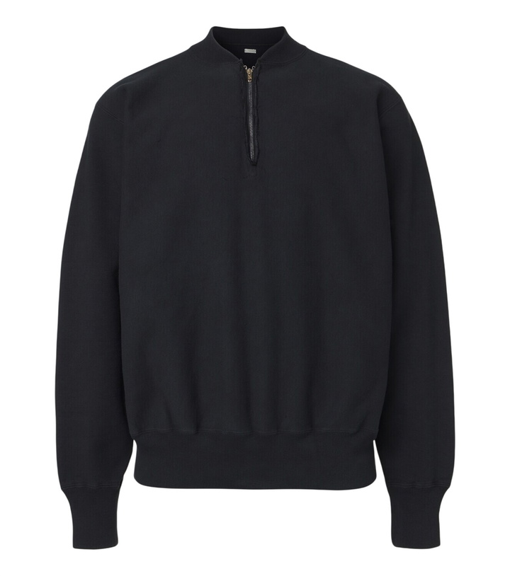 Photo: A.Presse Cotton zip-up sweater