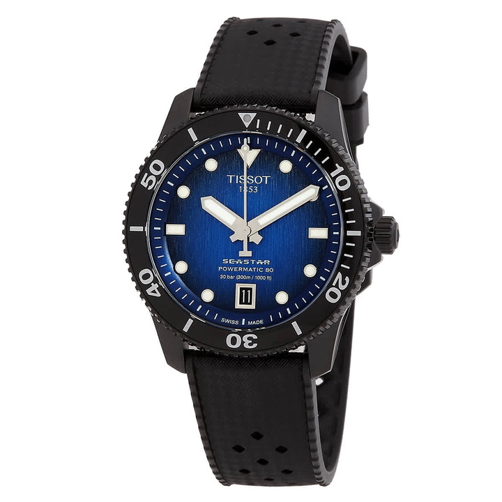 Photo: Tissot T-Sport Automatic Blue Dial Unisex Watch T1208073704100
