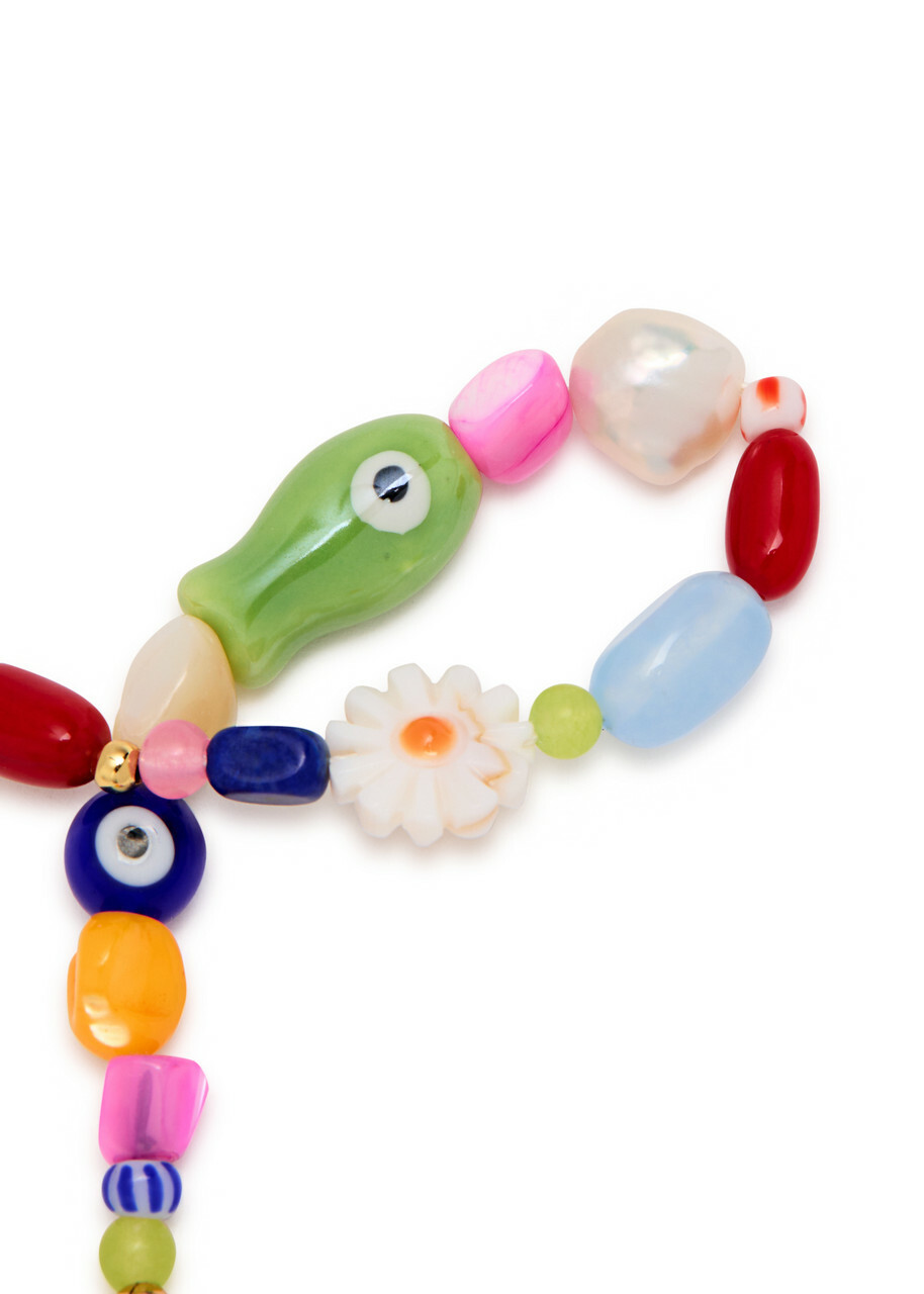 Anni LU Happy Beaded 18kt Gold-plated Bracelet - Multicoloured - One Size