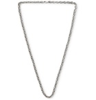 GOOD ART HLYWD - Pequeño a Mano Sterling Silver Chain Necklace - Silver