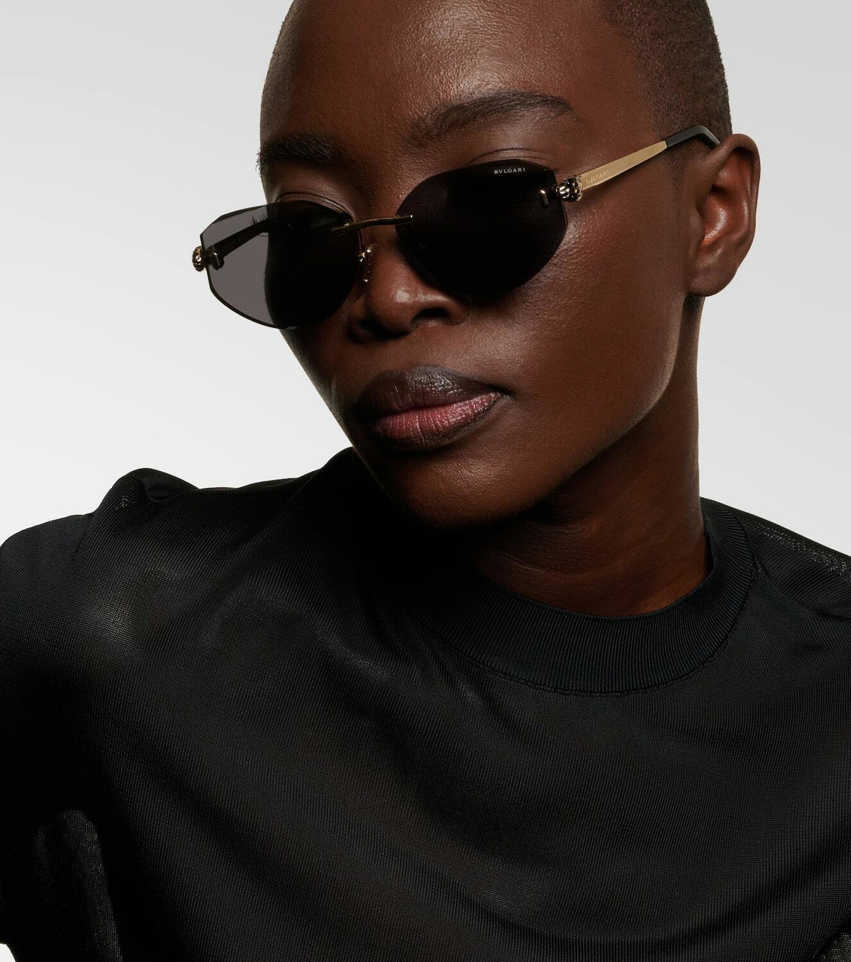 Bvlgari Serpenti Forever oval sunglasses