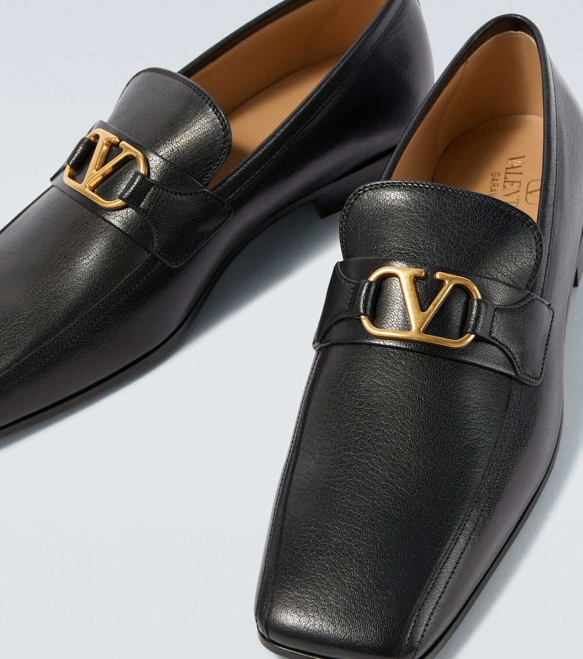 Valentino VLogo leather loafers