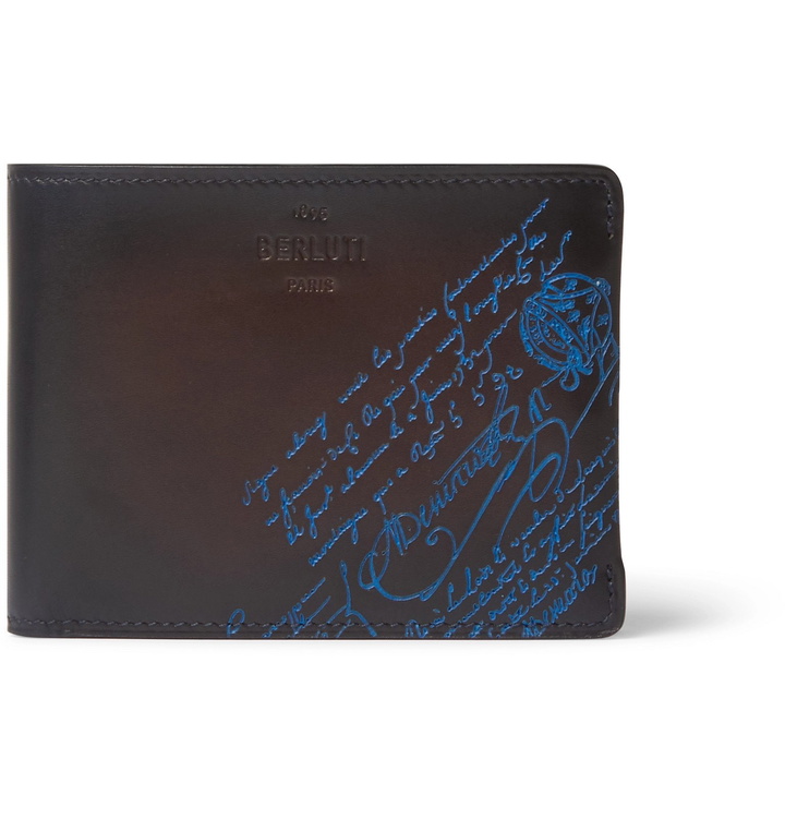 Photo: Berluti - Scritto Leather Billfold Wallet - Brown