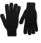 Paul Smith - Cashmere and Wool-Blend Gloves - Men - Black