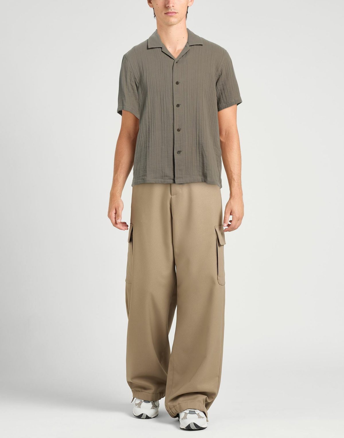 Rag & Bone Mens Shirt Military in Green