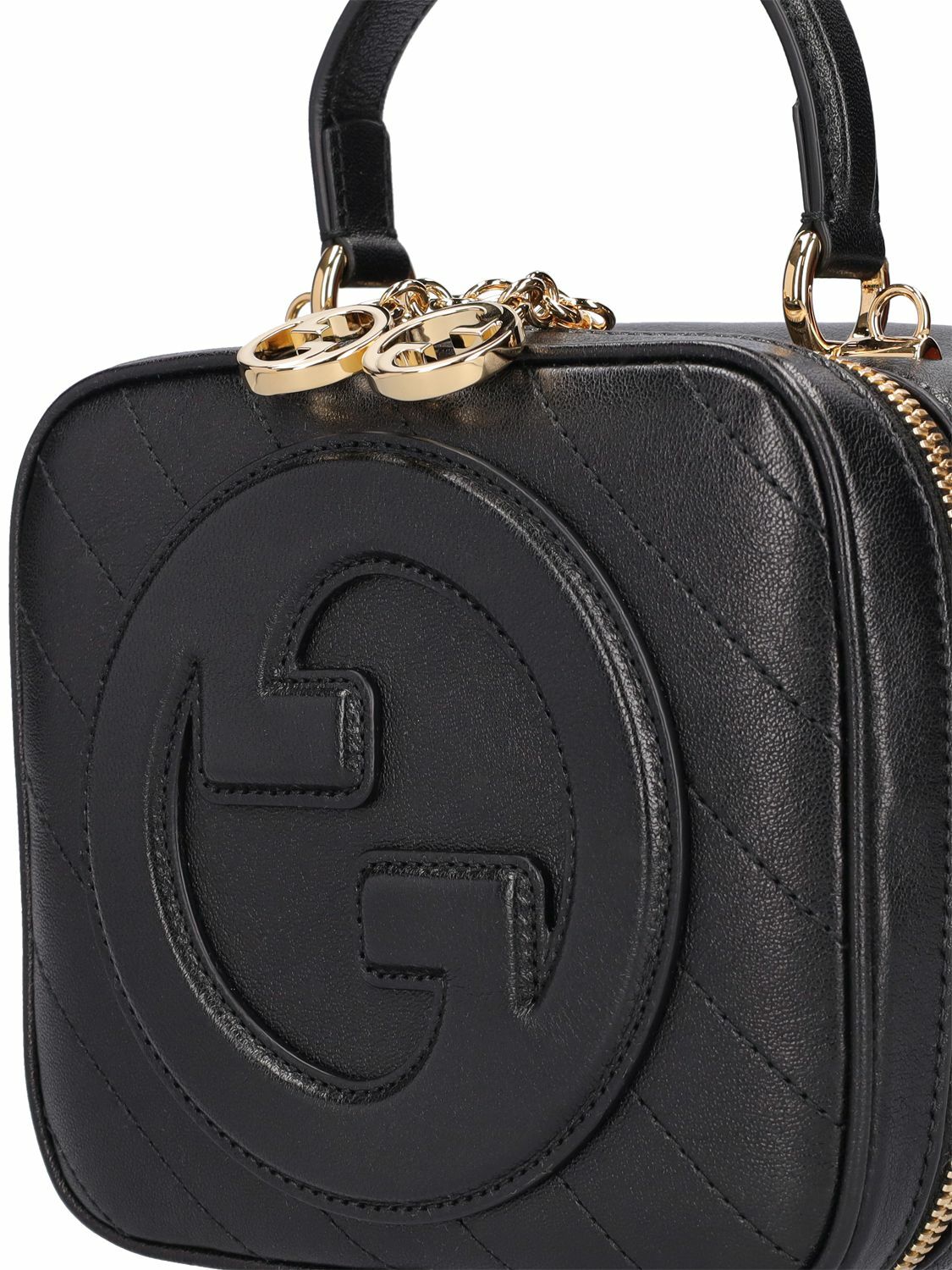 GUCCI - Blondie Leather Top Handle Bag