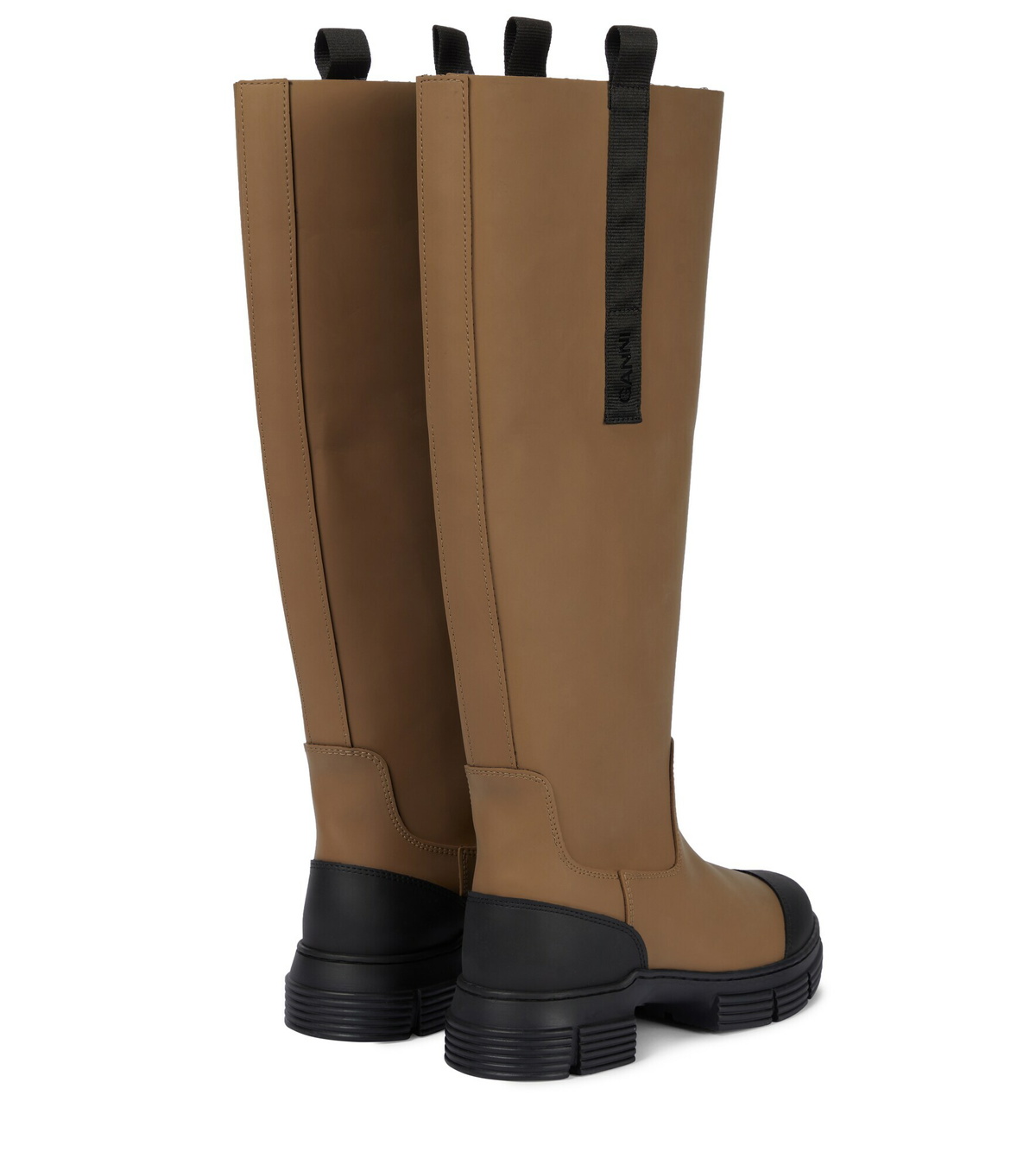 【関税＆送料込み】Ganni Boots white-leather-ganni-boots-