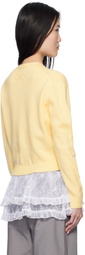 Sandy Liang Yellow & Pink Bouchette Cardigan