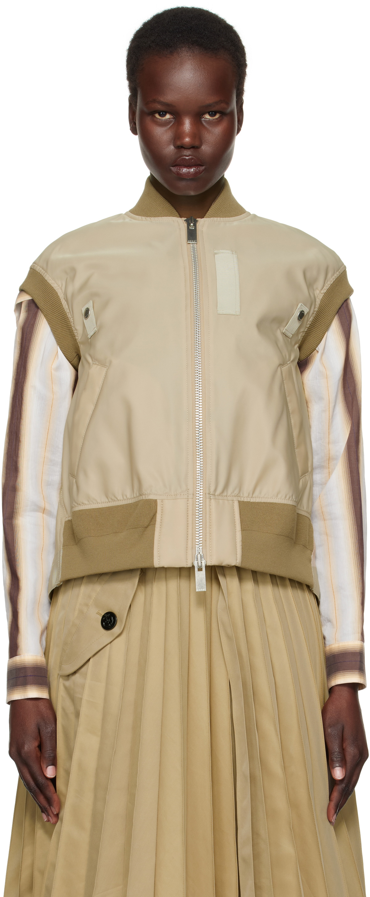 Nylon Twill Vest main image 0