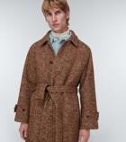 Auralee - Herringbone wool and silk coat